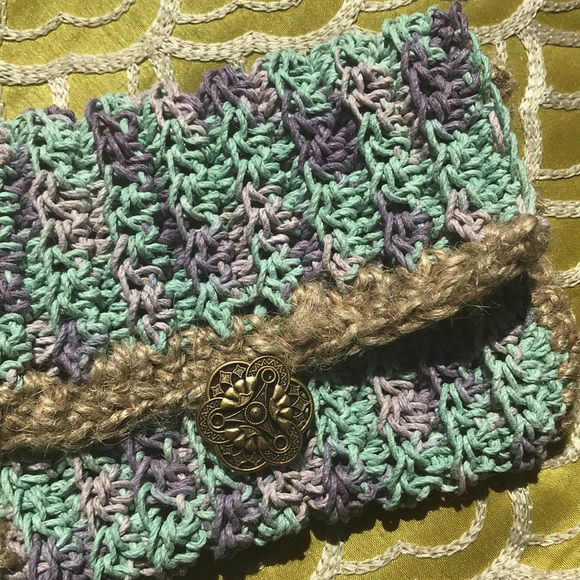 Small pastel blues wallet - Picture 3 of 3